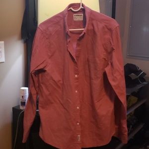 Express Mens Long Sleeve Buttom Up.